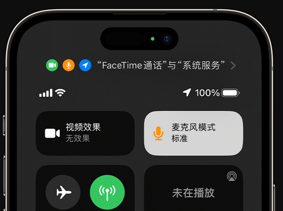 上犹苹果授权维修网点分享iPhone在通话时让你的声音更清晰 