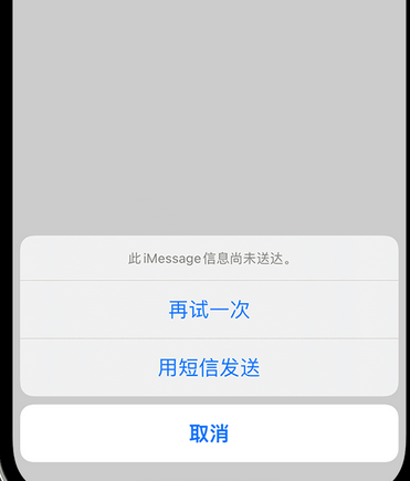 上犹apple维修iPhone上无法正常发送iMessage信息