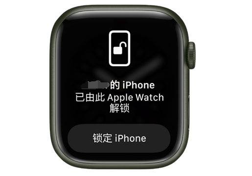 上犹苹果手机维修分享用 AppleWatch 解锁配备面容 ID 的 iPhone方法 